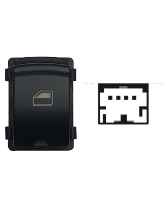 INTERRUTTORE ALZACRISTALLI PORTA ANTERIORE DESTRA PORTA POSTERIORE DESTRASINISTRA 4 PIN 1 INTERRUTTORE NEROBIANCO AUDI A3 8P18P