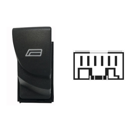 INTERRUTTORE BLOCCO COMANDI SINISTRO PORTA ANTERIORE SINISTRA 6 PIN CITROEN JUMPER II 244 20022006      , CITROEN JUMPER I 230L