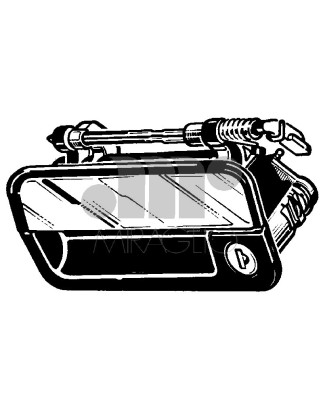 MANIGLIA ESTERNA ANTERIORE DESTRO CON CHIAVE LANCIA DEDRA 835 19891999