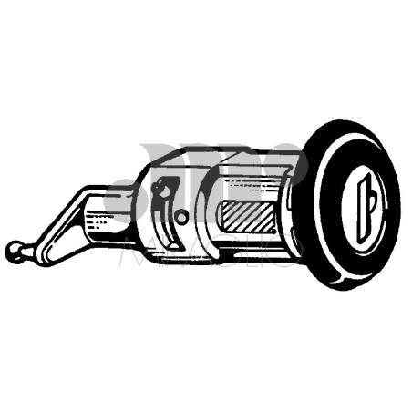 MANIGLIA ESTERNA BOCCOLA ANTERIORE DESTRO CON CHIAVE FIAT UNO 146158 19831989