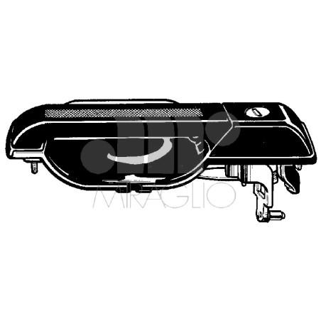 MANIGLIA ESTERNA NUDA ANTERIORE DESTRO CON CHIAVE FIAT CROMA 154 19861996