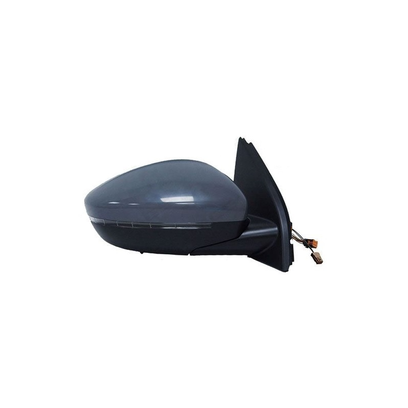 RETROVISORE ELETTRICO DESTRO 10+4 PIN CON PRIMER TERMICO VETRO CONVESSO RICHIUDIBILE ELETTRICAMENTE CON FANALINO INTEGRATO CON 