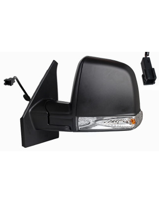 RETROVISORE MECCANICO SINISTRO NERO 2 PIN MODCOMBIPANORAMA VETRO CONVESSO CON FANALINO INTEGRATO FIAT DOBLO 263 20092015, FIAT 