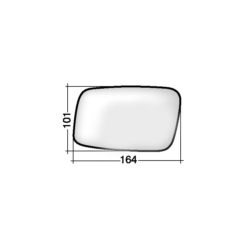 VETRO CON PIASTRA DESTRO TERMICO VOLVO 850 854855 19921994, VOLVO S40V40 644645 20002004, VOLVO S40V40 644645 19952000, VOLVO S
