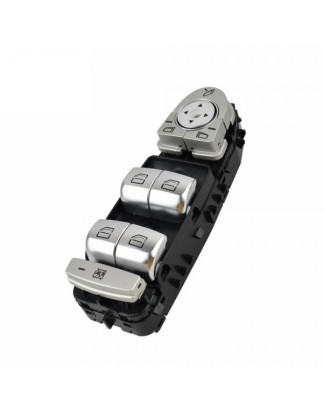 BLOCCO COMANDI ALZACRISTALLIRETROVISORI PORTA ANTERIORE SINISTRA 3 PIN 4 INTERRUTTORI LUCE ROSSA COMANDI RETROVISORI RIBALTABIL