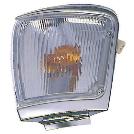 FANALE ANTERIORE SINISTRO CON PORTALAMPADA BIANCO CORNICE CROMATA TOYOTA 4RUNNER EXPORT 19992002