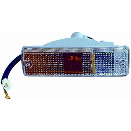 FANALE ANTERIORE DESTRO ARANCIOBIANCO CON PORTALAMPADA MODELLO PARAURTI SUZUKI ALTO-MARUTI EC 19852000