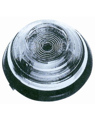 FANALE LATERALE DESTROSINISTRO BIANCO CON PORTALAMPADA FIAT 500 F  L  R 19651975