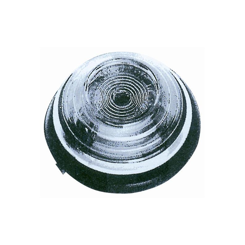 FANALE LATERALE DESTROSINISTRO BIANCO CON PORTALAMPADA FIAT 500 F  L  R 19651975