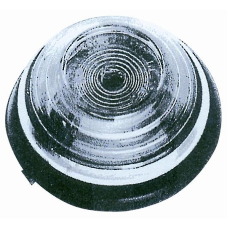 FANALE LATERALE DESTROSINISTRO BIANCO CON PORTALAMPADA FIAT 500 F  L  R 19651975