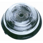 FANALE LATERALE DESTROSINISTRO BIANCO CON PORTALAMPADA FIAT 500 F  L  R 19651975