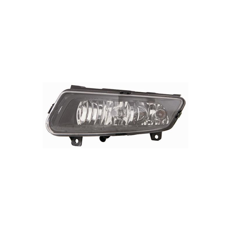 FENDINEBBIA SINISTRO CON LUCE DIURNA CON PARABOLA NERA VOLKSWAGEN POLO 6R1 20092014