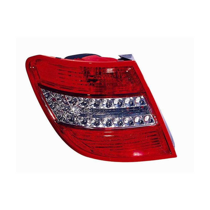 FANALE POSTERIORE DESTRO SENZA PORTALAMPADA BIANCOROSSO LED MERCEDES-BENZ C CLASS W204 20072011