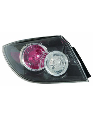FANALE POSTERIORE SINISTRO CON PORTALAMPADA 5 PORTE NERO ESTERNO MAZDA 3 SDN-HB BK 20042008 VERS 2006