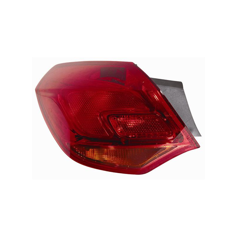 FANALE POSTERIORE SINISTRO SENZA PORTALAMPADA 5 PORTE ROSSO ESTERNO OPEL ASTRA J 3DGTC P10 2011 VERS 5P, OPEL ASTRA J 5DSW P10 