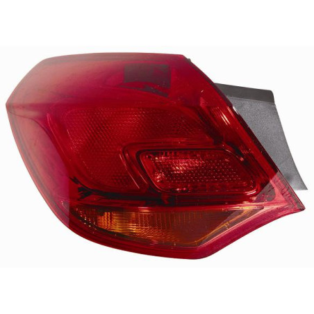 FANALE POSTERIORE SINISTRO SENZA PORTALAMPADA 5 PORTE ROSSO ESTERNO OPEL ASTRA J 3DGTC P10 2011 VERS 5P, OPEL ASTRA J 5DSW P10 