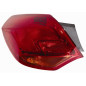 FANALE POSTERIORE SINISTRO SENZA PORTALAMPADA 5 PORTE ROSSO ESTERNO OPEL ASTRA J 3DGTC P10 2011VERS 5P , OPEL ASTRA J 5DSW P10 