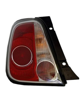 FANALE POSTERIORE DESTRO SENZA PORTALAMPADA BORDO NERO FIAT 500 312 20072015