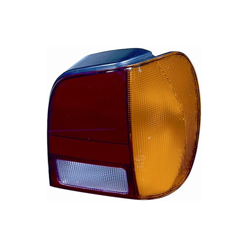 FANALE POSTERIORE SINISTRO SENZA PORTALAMPADA ARANCIOROSSO VOLKSWAGEN POLO 6N1 19941999, VOLKSWAGEN POLO CLASSIC 6V2 19952002