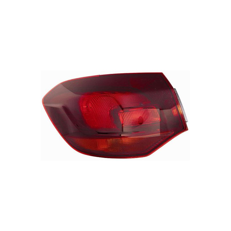 FANALE POSTERIORE DESTRO SENZA PORTALAMPADA 5 PORTE ROSSO SCURO ESTERNO OPEL ASTRA J 3DGTC P10 2011VERS SW , OPEL ASTRA J 5DSW 
