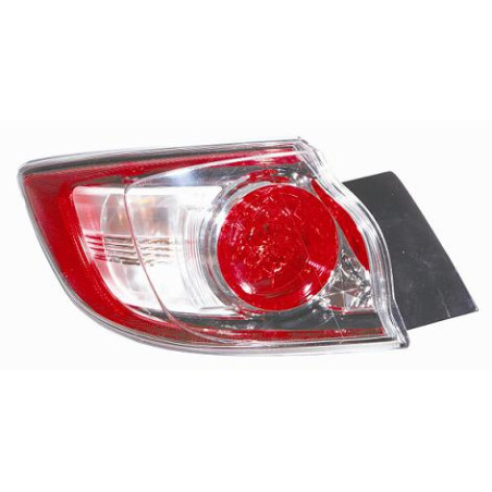 FANALE POSTERIORE SINISTRO SENZA PORTALAMPADA 5 PORTE MAZDA 3 SDN-HB BLBK 20082013