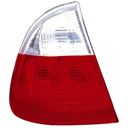 FANALE POSTERIORE SINISTRO BIANCOROSSO SENZA PORTALAMPADA ESTERNO BMW SERIES 3 SDN E46 20022005, BMW SERIES 3 SDN E46 1999200  