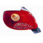FANALE POSTERIORE DESTRO SENZA PORTALAMPADA ROSSO MODELLO VALEO PEUGEOT 206+ PLUS 2L2M 20092013