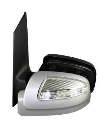 RETROVISORE ELETTRICO SINISTRO 6 PIN TÜV CON PRIMER TERMICO ASFERICO CON FANALINO INTEGRATO MERCEDES-BENZ VITO & VIANO W639 201