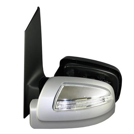 RETROVISORE ELETTRICO SINISTRO 6 PIN T�V CON PRIMER TERMICO ASFERICO CON FANALINO INTEGRATO MERCEDES-BENZ VITO&VIANO W639 20102