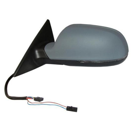 RETROVISORE ELETTRICO DESTRO 12 PIN CON PRIMER TERMICO ASFERICO RICHIUDIBILE ELETTRICAMENTE CON FANALINO INTEGRATO LED AUDI A3 