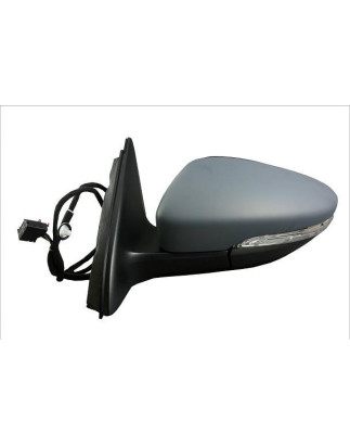 RETROVISORE ELETTRICO SINISTRO 9 PIN CON PRIMER TERMICO ASFERICO RICHIUDIBILE ELETTRICAMENTE CON FANALINO INTEGRATO CON LUCE DI