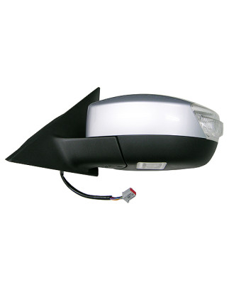 RETROVISORE ELETTRICO SINISTRO 8 PIN CON PRIMER TERMICO ASFERICO RICHIUDIBILE ELETTRICAMENTE CON FANALINO INTEGRATO CON LUCE DI