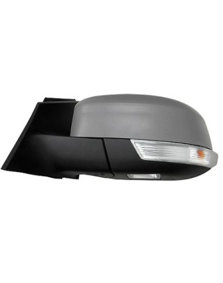 RETROVISORE ELETTRICO SINISTRO 10 PIN CON PRIMER TERMICO ASFERICO RICHIUDIBILE ELETTRICAMENTE CON FANALINO INTEGRATO CON LUCE D