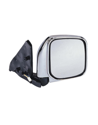 RETROVISORE ELETTRICO SINISTRO CROMATO 5 PIN TERMICO MITSUBISHI PAJERO V6WV7W 20012007