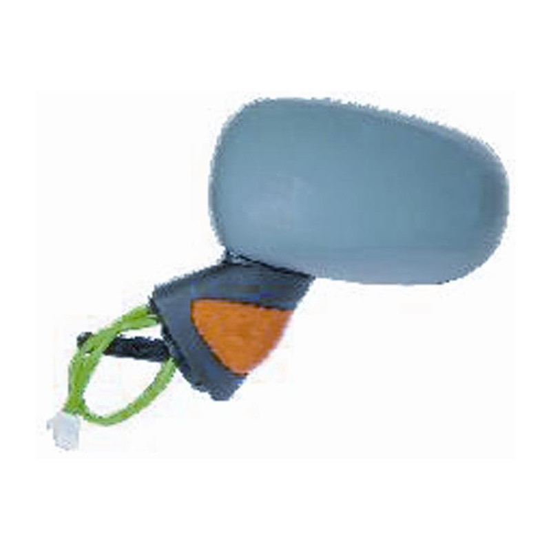 RETROVISORE ELETTRICO SINISTRO CON PRIMER TERMICO ASFERICO CON FANALINO INTEGRATO ARANCIO RENAULT MODUS FJP0 20052008