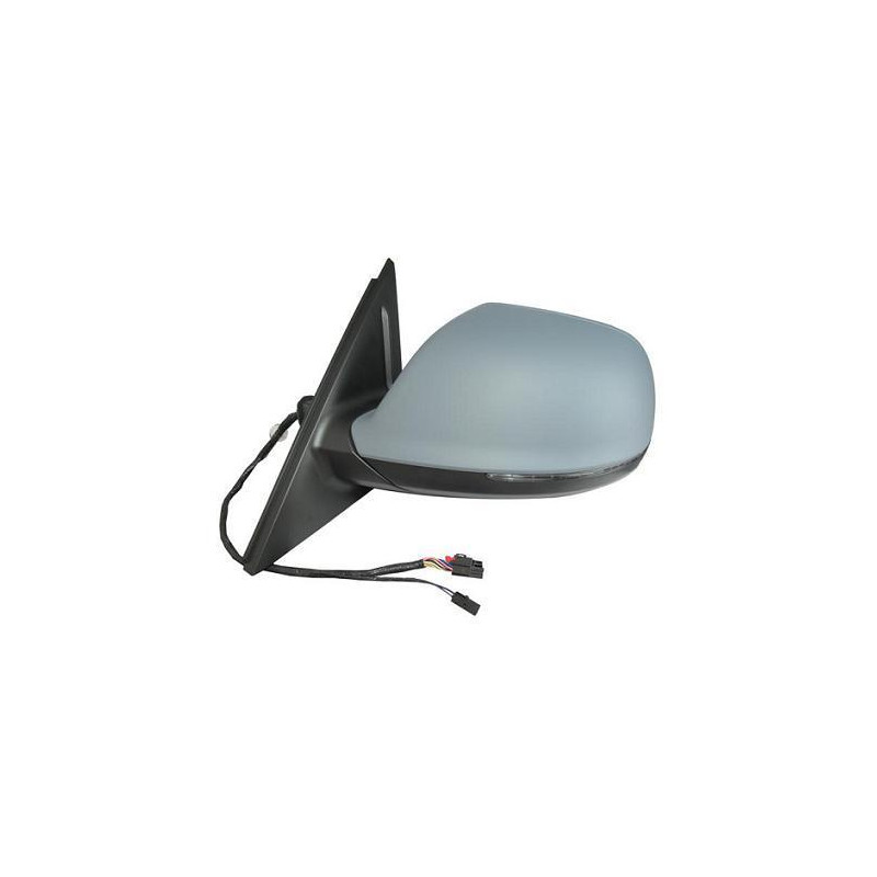 RETROVISORE ELETTRICO DESTRO 17 PIN CON PRIMER TERMICO VETRO CONVESSO RICHIUDIBILE ELETTRICAMENTE CON FANALINO INTEGRATO CON LU