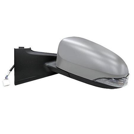 RETROVISORE ELETTRICO SINISTRO 5 PIN CON PRIMER VETRO CONVESSO CON FANALINO INTEGRATO TOYOTA YARIS III P13 20112014