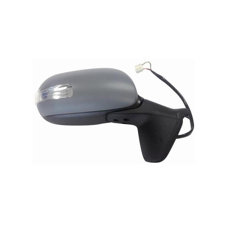 RETROVISORE ELETTRICO SINISTRO 9 PIN CON PRIMER TERMICO ASFERICO RICHIUDIBILE ELETTRICAMENTE CON FANALINO INTEGRATO TOYOTA AURI