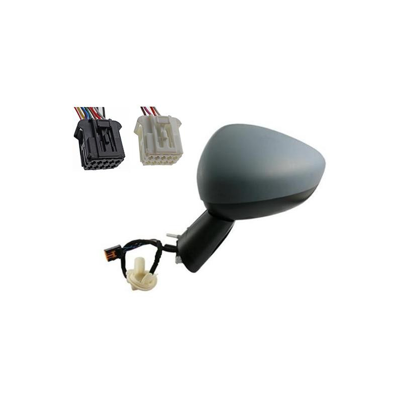 RETROVISORE ELETTRICO DESTRO 14 PIN CON PRIMER TERMICO VETRO CONVESSO RICHIUDIBILE ELETTRICAMENTE CON FANALINO INTEGRATO CON ME