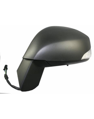 RETROVISORE ELETTRICO SINISTRO NERO 9 PIN TERMICO VETRO CONVESSO ASFERICO CON FANALINO INTEGRATO CON SONDA RENAULT FLUENCE L3 2