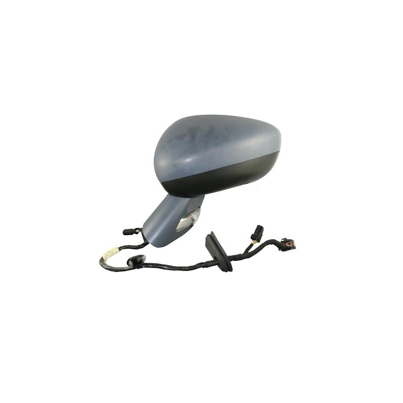 RETROVISORE ELETTRICO DESTRO 9 PIN CON PRIMER TERMICO VETRO CONVESSO CON FANALINO INTEGRATO CON SONDA CITROEN C3 SC 20102013, C