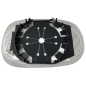 VETRO CON PIASTRA DESTROSINISTRO TERMICO CONVESSO FORD KA RB 19972008