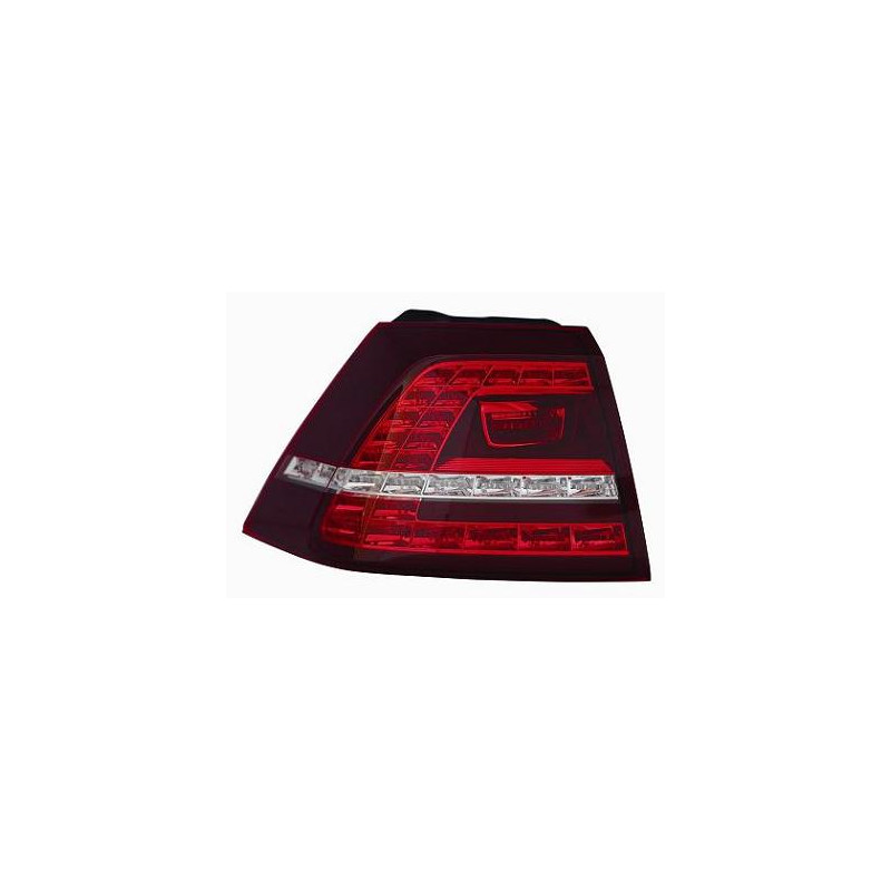 FANALE POSTERIORE DESTRO CON PORTALAMPADA BIANCOROSSO LED VOLKSWAGEN GOLF VII 5G1 20132016