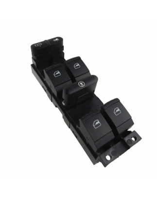 BLOCCO COMANDI ALZACRISTALLI ANTERIORE PORTA ANTERIORE SINISTRA 9 PIN 4 INTERRUTTORI NEROBIANCO CON ALZACRISTALLI POSTERIORI EL