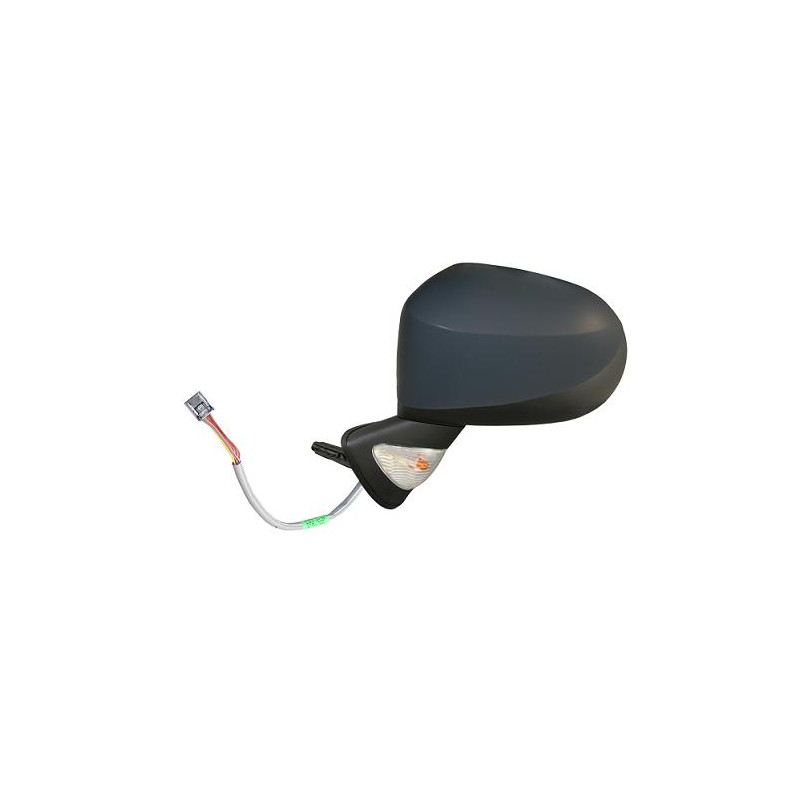 RETROVISORE ELETTRICO SINISTRO 9 PIN CON PRIMER TERMICO ASFERICO RICHIUDIBILE ELETTRICAMENTE CON FANALINO INTEGRATO RENAULT CLI
