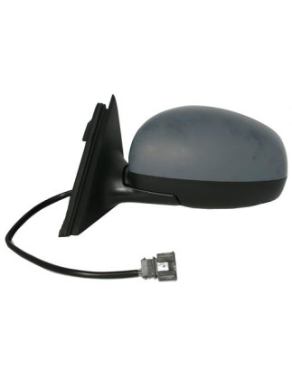 RETROVISORE ELETTRICO SINISTRO 5 PIN CON PRIMER TERMICO ASFERICO CON CONNETTORE RETTANGOLARE SKODA FABIA 542545 20072010, SKODA