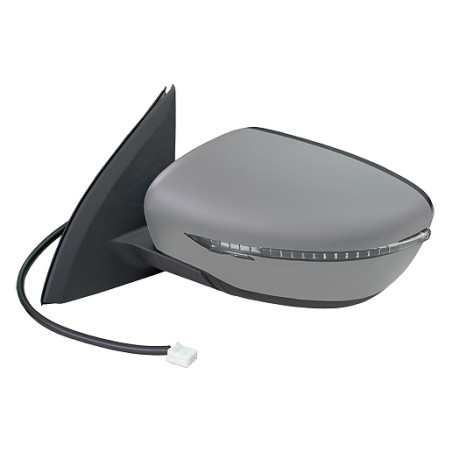 RETROVISORE ELETTRICO SINISTRO 9 PIN CON PRIMER TERMICO VETRO CONVESSO RICHIUDIBILE ELETTRICAMENTE CON FANALINO INTEGRATO NISSA