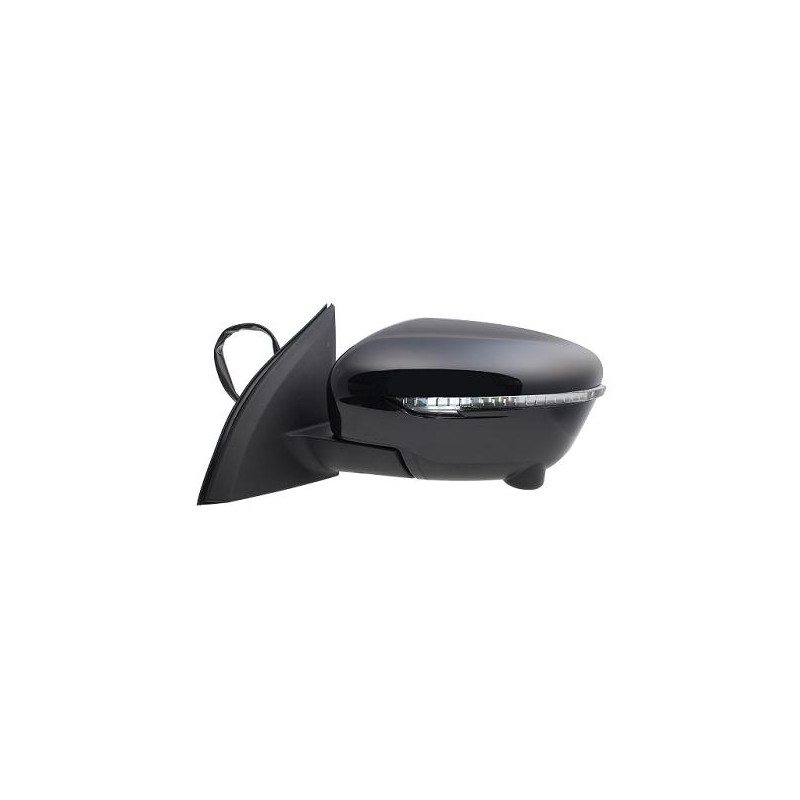 RETROVISORE ELETTRICO DESTRO 13 PIN CON PRIMER TERMICO VETRO CONVESSO RICHIUDIBILE ELETTRICAMENTE CON FANALINO INTEGRATO CON BL