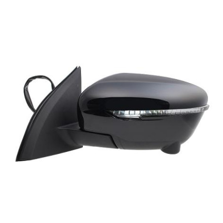 RETROVISORE ELETTRICO DESTRO 13 PIN CON PRIMER TERMICO VETRO CONVESSO RICHIUDIBILE ELETTRICAMENTE CON FANALINO INTEGRATO CON BL