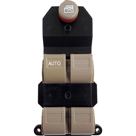 BLOCCO COMANDI ALZACRISTALLI ANTERIORE PORTA ANTERIORE SINISTRA 20 PIN 4 INTERRUTTORI MARRONE HONDA CIVIC HB-LB EUEPEV 20012004